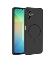 Samsung Galaxy A06 Kılıf Yumuşak Dokulu M-safe Şarj Özellikli Meta Kapak