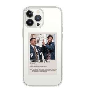 Iphone 15 PRO Uyumlu Brooklyn 99 Tasarımlı Şeffaf Telefon Kılıfı