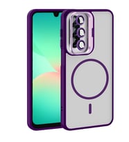 Samsung Galaxy A17 Uyumlu Kılıf Standlı ve Kamera Lens Hediyeli Zore Etro Kapak