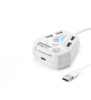 Usb Hub Kart Okuyucu 8 Port Beyaz A068W