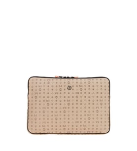 Bilik Deri Monogram Açık Vizon Unisex Laptop & Evrak Çantası LAPTOP-MN 15,6"