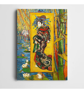 Vincent Van Gogh La Courtisane Kanvas Tablo