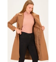 Z6765 DEWBERRY BAYAN PALTO-CAMEL