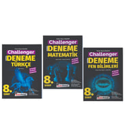 Kafa Dengi Yayınları 8. Sınıf Challenger Sarmal Türkçe + Matematik + Fen Bilimleri Branş Denemesi (3