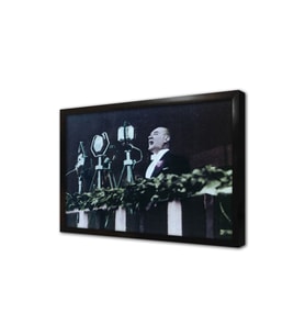 Atatürkün Nutuk Çerçeveli Mdf Tablo