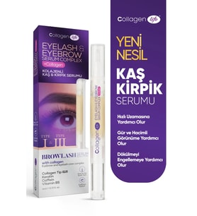 COLLAGEN LIFE Eyelash & Eyebrow Serum Complex +Collagen Kolajenli Kaş & Kirpik Serumu
