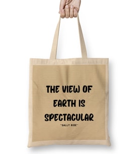 Nature Quotes Lover Gift Conservation Sayings words Loren Eiseley Bez Çanta Uzun Saplı