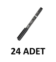 24 Adet Ohp Asetat Kalemi Siyah 780-SM M Uçlu Permanent