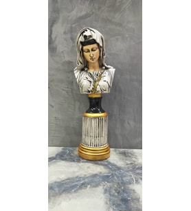 Meryem Ana Sütunlu Büst Polyester Biblo
