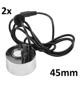 Yate10 2Adet 45mm Büyük Metal Soğuk Buhar Üreteci, Kuluçka Nem Nozulu 24v