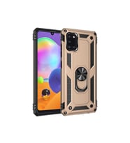Samsung Galaxy A31 Uyumlu Kılıf Zore Vega Kapak (Gold)