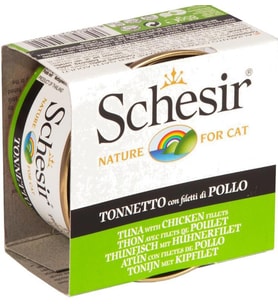 Schesir Ton Balıklı Tavuk ve Sebzeli Kedi Konservesi 85 Gr