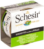 Schesir Ton Balıklı Tavuk ve Sebzeli Kedi Konservesi 85 Gr