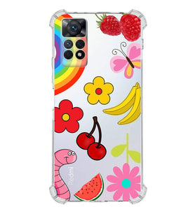 PrintiFy Xiaomi Redmi Note 12 Pro Uyumlu Water Color 5 Baskılı Şeffaf Köşe Korumalı Antişok Kılıf