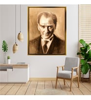 ÇERÇEVELİ ATATÜRK TABLO S479