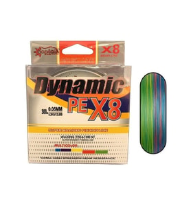 Captain Dynamic Pe 8 Örgü İpi Misina 300Mt Multi Color 0,25Mm