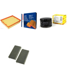 Bosch Filtre Bakım Seti Renault Laguna III 1.6 Benzin 2008-2016 Hava + Yağ F. + Polen Filtre Bosch