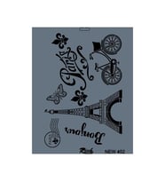 New Seri N-452 Stencil 35X25 Cm