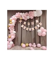 Çıtıpıtıstore Pembe Doğum Günü Balon Seti