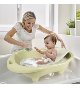 7269 Hippo Bebek Yikama Küveti̇ Ve Desteği̇ Eco Yeşi̇l