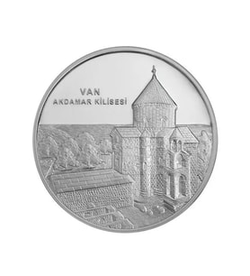 AgaKulche Van Akdamar Kilisesi Gümüş Sikke Coin