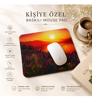 Kişiye Özel Baskılı Mouse Pad - Dikdörtgen 19X23 cm