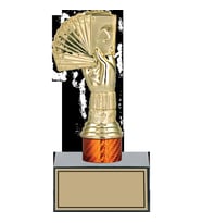 ODAK KUPA - Figürlü Kupalar - Briç Figürlü Kupalar FG-003 C - 19 cm