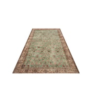 Vintage El Dokuma Eskitme Halı 161x268 cm 8835