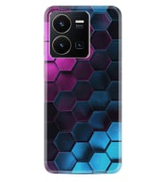 Vivo Y22 Kılıf Resimli Desenli Silikon Platinium Series Petek 1825
