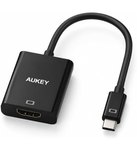 Mini DisplayPort to DisplayPort Adaptör CB-V8, Mini DisplayPort Çıkışlı Cihazlar için DisplayPort Girişli Monitör Bağlantı Adaptörü AUKEY CB-V8
