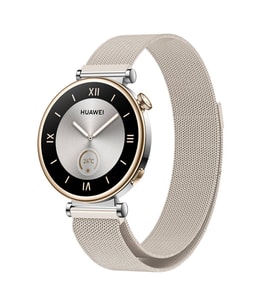 Huawei Watch GT 4 41mm Uyumlu 18mm Kordon Hasır Metal Mıknatıslı Örgü Zore KRD-01 Kayış