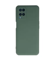 Oppo A54 4g Kılıf Nano İçi Kadife Silikon - Koyu Yeşil