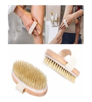 %100 Doğal At Kılı Fırçası Masaj Peeling Selülit Çatlak Giderici Doğal At Kılı Selülit Fırçası