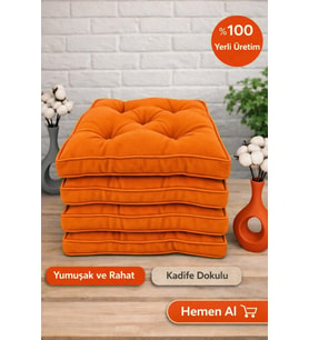 SİLİKONLU FİTİLLİ SANDALYE MİNDERİ