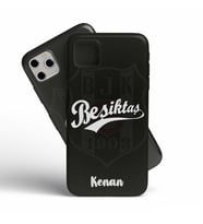Kişiye Özel İsim Baskılı Beşiktaş Tasarımlı Telefon Kılıfı 0,7 mm Kaliteli Kılıf (tüm telefon modelleri)