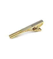 Gold Renk Tekerlek Desen Kravat İğnesi KIY674 (Altın)