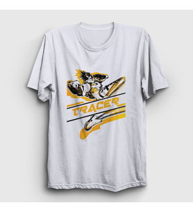 Presmono Unisex Beyaz Tracer Oyun Overwatch T-Shirt 362980tt
