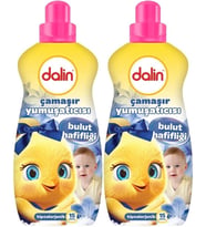 Dalin Çamaşır Yumuşatıcı 1500ML Bulut Hafifliği (Hipoalerjenik) (2 Li Set)