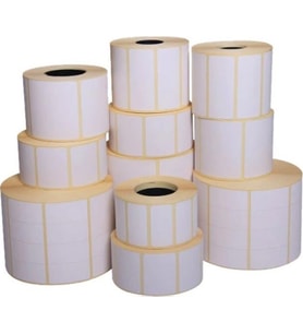 Kirtasiyejet Etiket Termal Etiket 30 x 40 mm 10,000 Adet Termal Barkod Etiketi 1.000 Sarımlı 10 Rulo