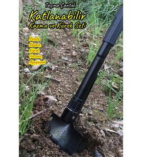EFSANE KAMP - Katlanabilir Kazma Kürek Seti