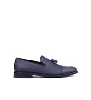 Shoetyle - Hakiki Deri Mat Siyah Erkek Klasik Ayakkabı - 900-4702