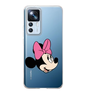 Xiaomi Mi 12t  Kamera korumalı Kapak Minnie Mouse Tasarımlı  Şeffaf Kılıf