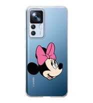Xiaomi Mi 12t  Kamera korumalı Kapak Minnie Mouse Tasarımlı  Şeffaf Kılıf