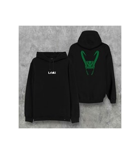 Floki Kapüşonlu Sweatshirt (Siyah)