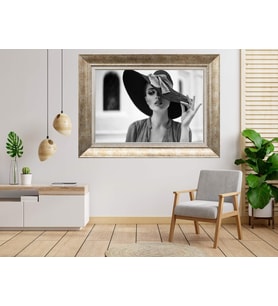 Gümüş Çerçeveli dekoratif Tablo as555