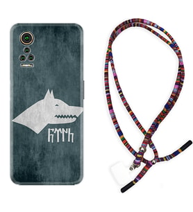 General Mobile GM 21 Pro GM 22 Pro Plus Kılıf Boyun Asklı Rasta Silikon Göktürk 2 1411