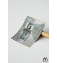 Claude Monet Tekne Atölyesi, Çerçevesiz Yüksek Kalite Duvar Afişi - Sanatsever Hediyesi