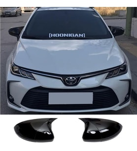 Toyota Corolla E210 Batman Yarasa Ayna Kapağı Piona Black ABS 2018 ve üzeri