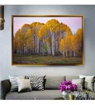 Altın Çerçeveli dekoratif tablo a289 (Gold)