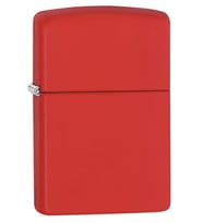Zippo Çakmak Regular Kırmızı Red Matte 233-000598